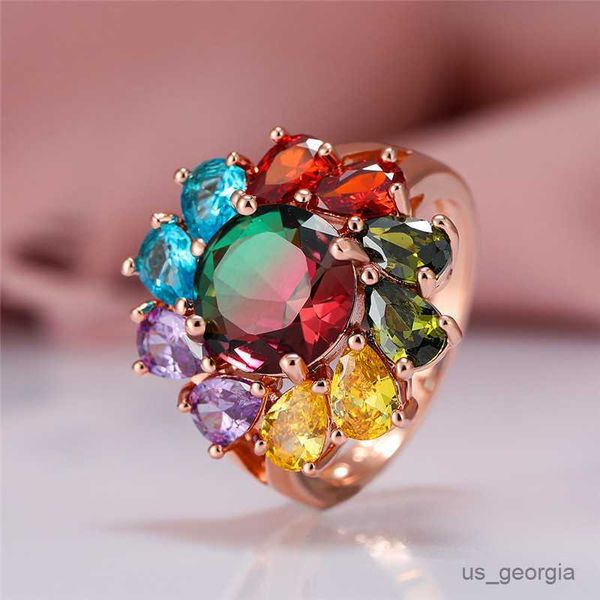 band rings luxury female rainbow round crystal ring vintage rose gold color wedding rings for women dainty bridal flower engagement ring r23, Silver
band rings luxury female rainbow round crystal ring vintage rose gold color wedding rings for women dainty bridal flower engagement ring r23, Silver