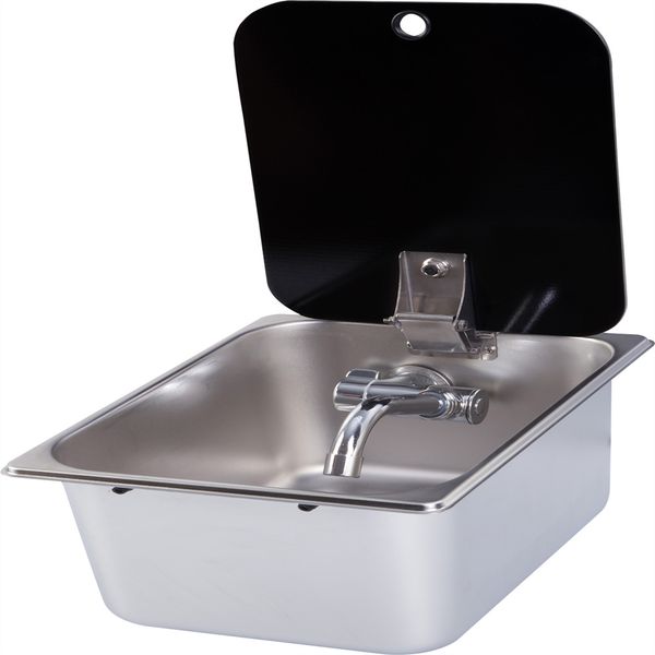 stainless steel sink tempered glass lid 320*260*150mm boat caravan rv gr-12150b
stainless steel sink tempered glass lid 320*260*150mm boat caravan rv gr-12150b