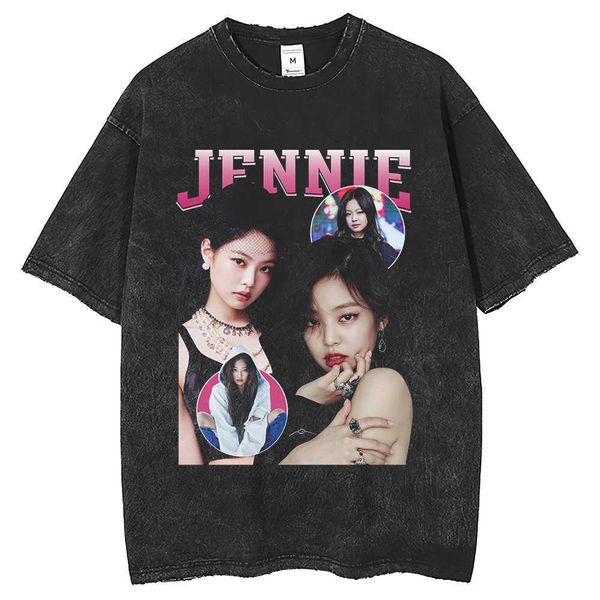 jenny wash water print t-shirt high street hip hop loose fashion brand short sleeve t-shirt for men, White;black
jenny wash water print t-shirt high street hip hop loose fashion brand short sleeve t-shirt for men, White;black