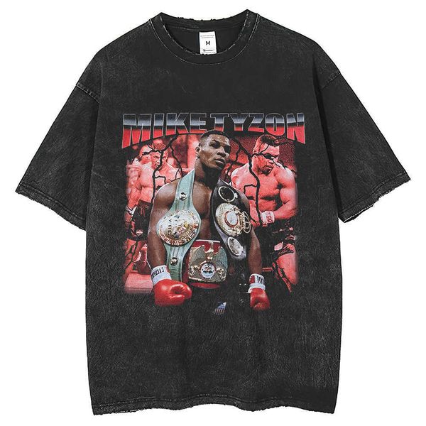 spring/summer street fashion brand mike tyson printed men's t-shirt style fashion wash short sleeve t-shirt men's wear, White;black
spring/summer street fashion brand mike tyson printed men's t-shirt style fashion wash short sleeve t-shirt men's wear, White;black