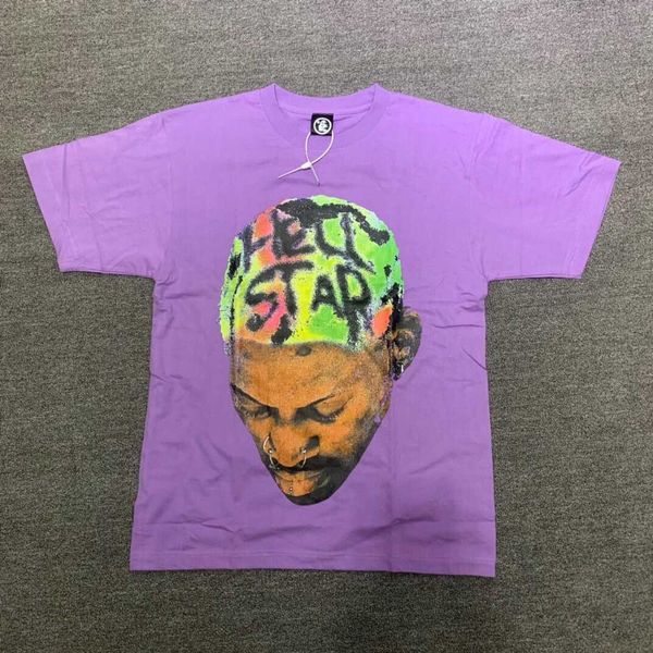 men and women hellstar studios rodman green tee european and american high street trend men's and women's short sleeve t-shirt, White;black
men and women hellstar studios rodman green tee european and american high street trend men's and women's short sleeve t-shirt, White;black