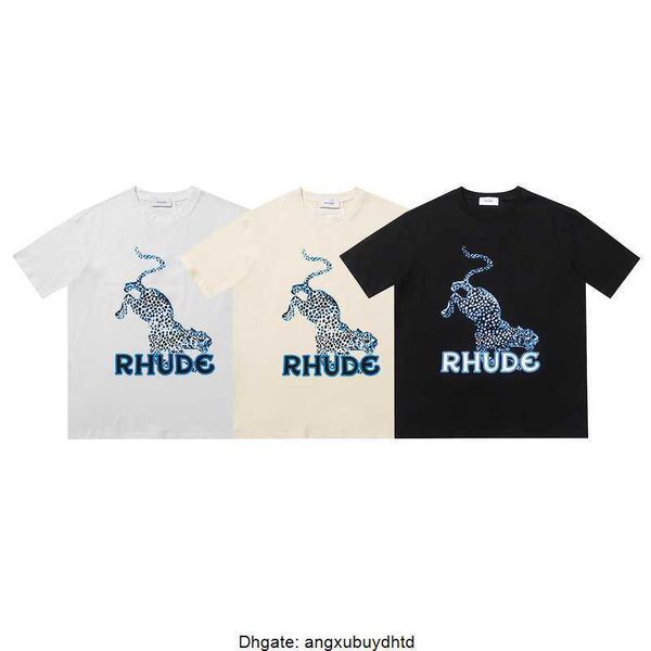 trendy rhude men's t-shirts leopard animal letter print loose casual men's and women's same short sleeve t-shirt, White;black
trendy rhude men's t-shirts leopard animal letter print loose casual men's and women's same short sleeve t-shirt, White;black