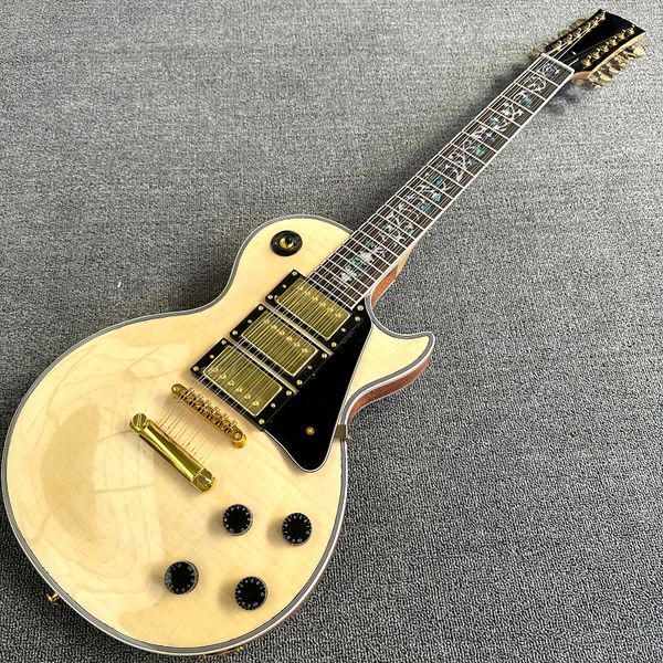 custom shop, shaped 12-string electric guitar, 3 pickups, rosewood fingerboard, gold hardware, ing
custom shop, shaped 12-string electric guitar, 3 pickups, rosewood fingerboard, gold hardware, ing