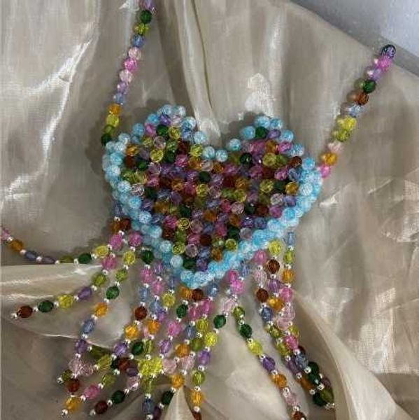 new mixed color handmade beaded heart tassel bead chain crossbody bag color mini zero wallet for women 230625
new mixed color handmade beaded heart tassel bead chain crossbody bag color mini zero wallet for women 230625