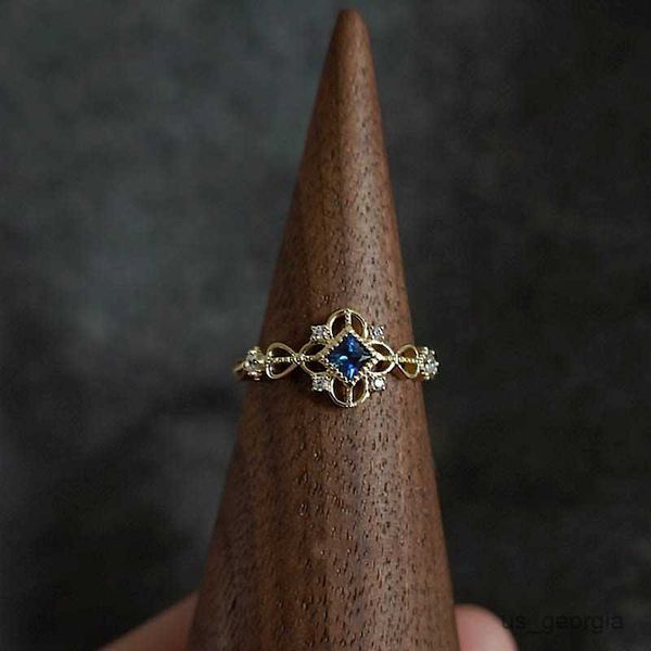band rings vintage female blue zircon stone ring classic gold color hollow engagement ring charm crystal square wedding rings for women r230, Silver
band rings vintage female blue zircon stone ring classic gold color hollow engagement ring charm crystal square wedding rings for women r230, Silver