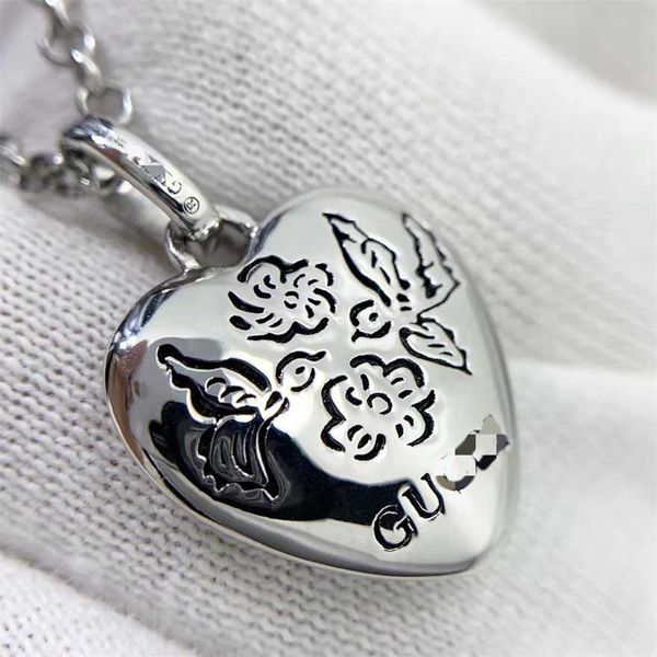 2023 ancient family love fearless heart shaped pendant skull tiger bird whispering flower fragrance high edition couple personality necklace, Silver
2023 ancient family love fearless heart shaped pendant skull tiger bird whispering flower fragrance high edition couple personality necklace, Silver