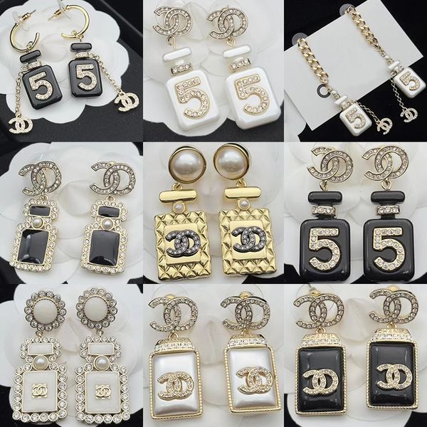 brand classic perfume bottle cc earring fashion korean long crystal earring luxury designer earring are women's jewelry, Silver
brand classic perfume bottle cc earring fashion korean long crystal earring luxury designer earring are women's jewelry, Silver