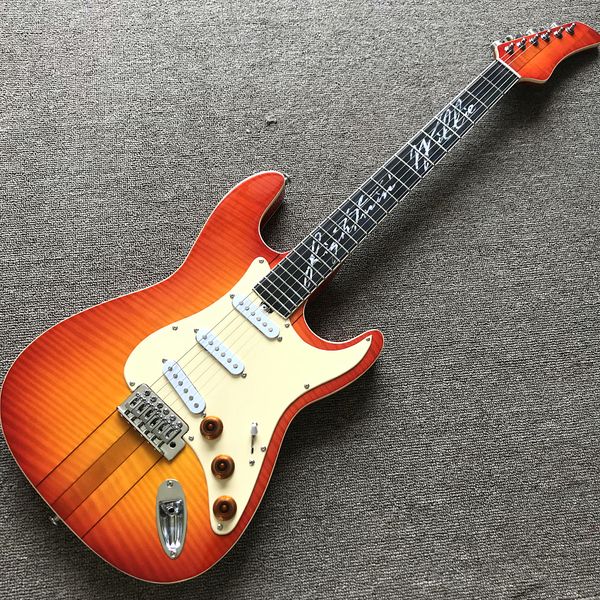 custom shop, shape one piece of body & neck double shake electric guitar, 3 pickups, ebony fingerboard, ing
custom shop, shape one piece of body & neck double shake electric guitar, 3 pickups, ebony fingerboard, ing