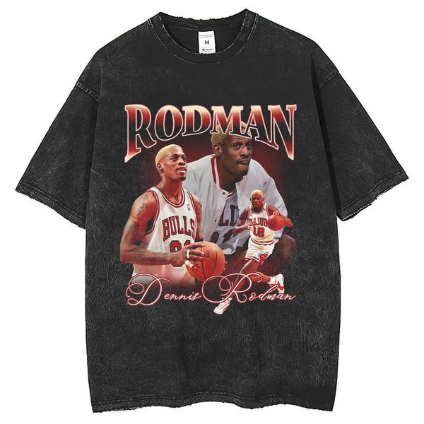 rodman graphic t-shirt breathable digital printing washable old short sleeve loose men's and women's casual basketball, White;black
rodman graphic t-shirt breathable digital printing washable old short sleeve loose men's and women's casual basketball, White;black