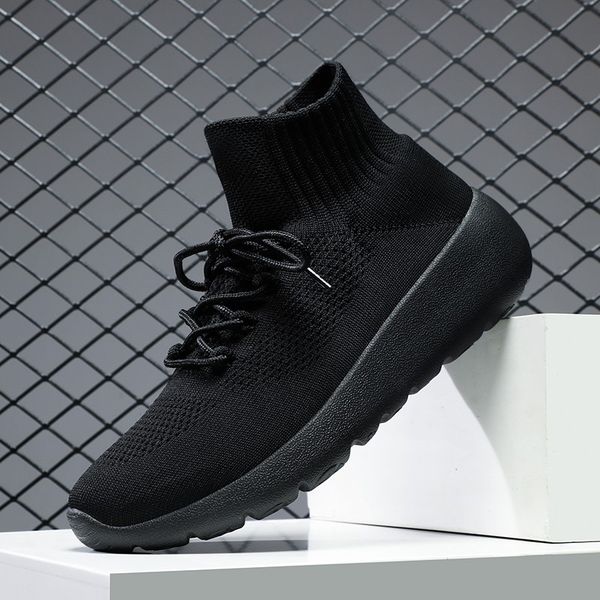 new spring fashion men casual shoes size 36-46, Black