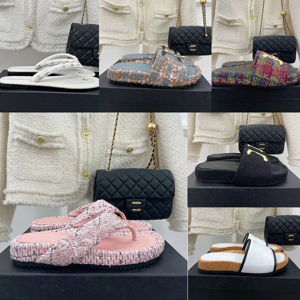2023 designer luxury solid color slides slippers classic womens outer wear leather sandals lady thick bottom chain woven hemp rope non-slip, Black
2023 designer luxury solid color slides slippers classic womens outer wear leather sandals lady thick bottom chain woven hemp rope non-slip, Black