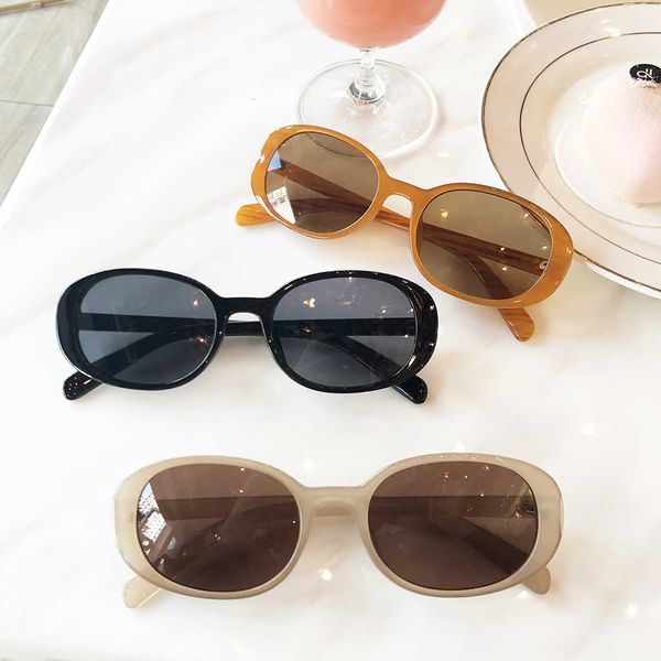 korean new oval small frame personality ins men's and women's fashion sunglasses ulzzang white glasses, White;black
korean new oval small frame personality ins men's and women's fashion sunglasses ulzzang white glasses, White;black