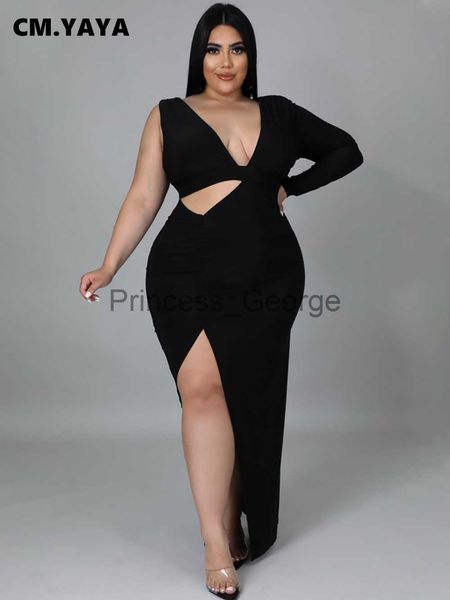 casual dresses cmyaya plus size women high side split ruched one long sleeve cut out shoulder vneck bodycon midi maxi long dress 2022 new x0, Black;gray
casual dresses cmyaya plus size women high side split ruched one long sleeve cut out shoulder vneck bodycon midi maxi long dress 2022 new x0, Black;gray