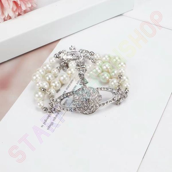 luxury fashion beaded pearl bracelet three layer diamond filled saturn bracelets charming women wear noble elegant gold and silver bicolor v, Black
luxury fashion beaded pearl bracelet three layer diamond filled saturn bracelets charming women wear noble elegant gold and silver bicolor v, Black