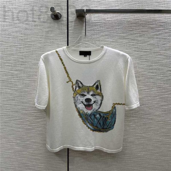 women's t-shirt designer summer women tee knits t shirts with letter pattern girls vintage crop runway dog bag stretch short sleeve pu, White
women's t-shirt designer summer women tee knits t shirts with letter pattern girls vintage crop runway dog bag stretch short sleeve pu, White
