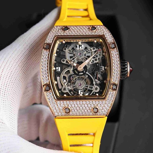 diamond luxury mens movement watches rm17-01 r i c h a r d hollow tourbillon designer ymue new high-end quality iced out montre wrist watch, Slivery;brown
diamond luxury mens movement watches rm17-01 r i c h a r d hollow tourbillon designer ymue new high-end quality iced out montre wrist watch, Slivery;brown