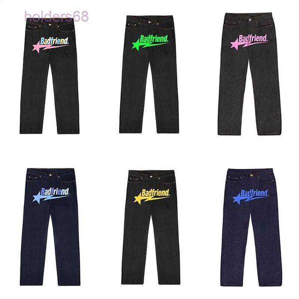 2023 designer mens jeans university y2k badfriend hip hop letter printed black pants men women fashion casual rock wide foot baggy trouser s, Blue
2023 designer mens jeans university y2k badfriend hip hop letter printed black pants men women fashion casual rock wide foot baggy trouser s, Blue