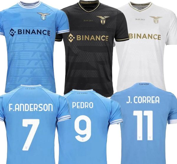 10 luis alberto soccer jersey 23-24 home away black thai quality shirts kingcaps 7 f. anderson 9 pedro 17 immobile 20 zaccagni 21 sergej 29, Black;yellow
10 luis alberto soccer jersey 23-24 home away black thai quality shirts kingcaps 7 f. anderson 9 pedro 17 immobile 20 zaccagni 21 sergej 29, Black;yellow