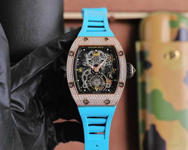 diamond luxury mens movement watches rm17-01 r i c h a r d hollow tourbillon designer cl9l new high-end quality iced out montre wrist watch, Slivery;brown
diamond luxury mens movement watches rm17-01 r i c h a r d hollow tourbillon designer cl9l new high-end quality iced out montre wrist watch, Slivery;brown