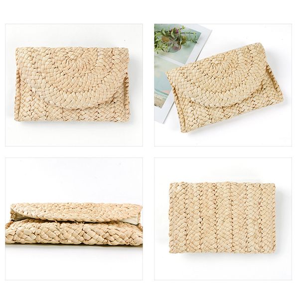 evening bag corn skin straw woven clutch purse cosmetic summer envelope handbags 230625
evening bag corn skin straw woven clutch purse cosmetic summer envelope handbags 230625
