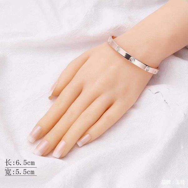 advanced sense luxury high-class lovers bracelet titanium steel opening niche design high-class carti.com red ins trendy girl with logo, Black
advanced sense luxury high-class lovers bracelet titanium steel opening niche design high-class carti.com red ins trendy girl with logo, Black