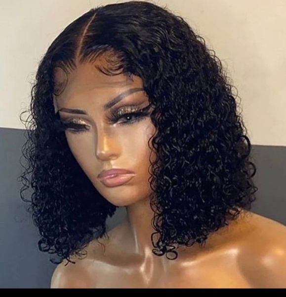 deep wave short bob 4x4 closure lace front wig remy brazilian curly human hair wig 13x4 lace frontal wigs for black women, Black;brown
deep wave short bob 4x4 closure lace front wig remy brazilian curly human hair wig 13x4 lace frontal wigs for black women, Black;brown