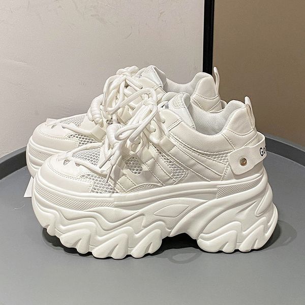 boots 2023 summer women's platform sneakers thick bottom breathable mesh casual shoes 8cm high heel ulzzang sports dad woman 230625, Black
boots 2023 summer women's platform sneakers thick bottom breathable mesh casual shoes 8cm high heel ulzzang sports dad woman 230625, Black