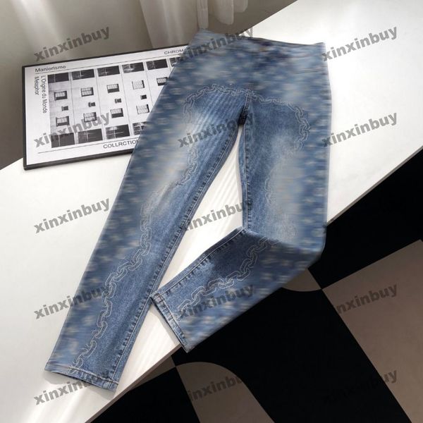 xinxinbuy men women designer pant paris iron chain jacquard letter printing washed jeans denim zipper casual pants blue s-2xl, Black;brown
xinxinbuy men women designer pant paris iron chain jacquard letter printing washed jeans denim zipper casual pants blue s-2xl, Black;brown