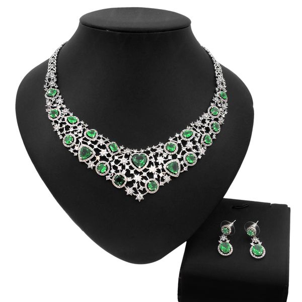 yu laili necklace earrings bracelet ring set cubic zirconia romantic evening dress jewelry set, Black
yu laili necklace earrings bracelet ring set cubic zirconia romantic evening dress jewelry set, Black