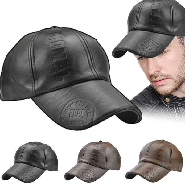 ball caps new fashion brand leather baseball cap casual sports hats autumn and winter plus velvet cap leather baseball cap for menhkd230625, Blue;gray
ball caps new fashion brand leather baseball cap casual sports hats autumn and winter plus velvet cap leather baseball cap for menhkd230625, Blue;gray