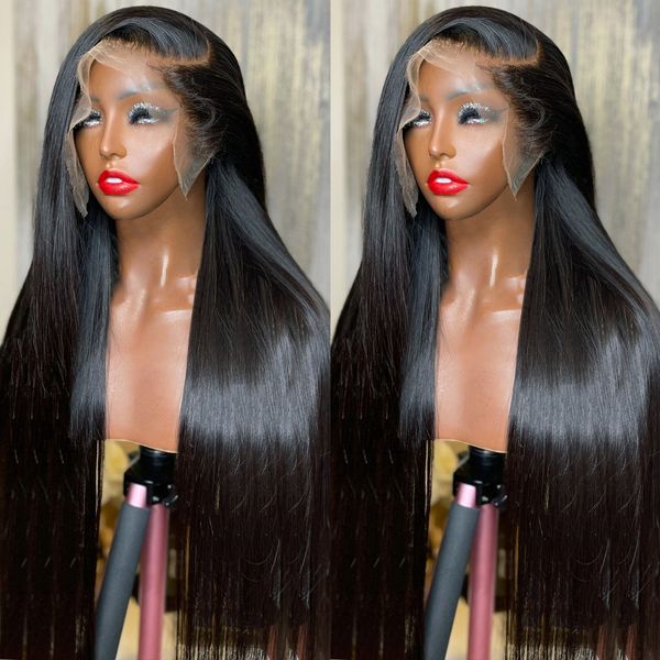 lace front human hair wigs brazilian straight 13x6 hd lace frontal wig for black women preplucked 4x4 lace closure wig, Black;brown
lace front human hair wigs brazilian straight 13x6 hd lace frontal wig for black women preplucked 4x4 lace closure wig, Black;brown