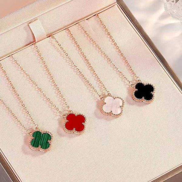 lucky four-leaf clover necklace women's ins simple senior clavicle chain pendant girlfriend gift classic, Silver
lucky four-leaf clover necklace women's ins simple senior clavicle chain pendant girlfriend gift classic, Silver