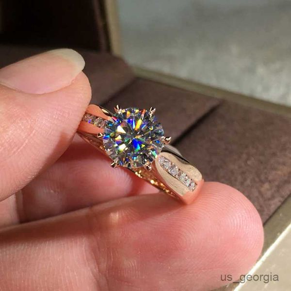 band rings luxury female ladies crystal solitaire ring cute rose gold color wedding ring promise engagement rings for women r230625, Silver
band rings luxury female ladies crystal solitaire ring cute rose gold color wedding ring promise engagement rings for women r230625, Silver