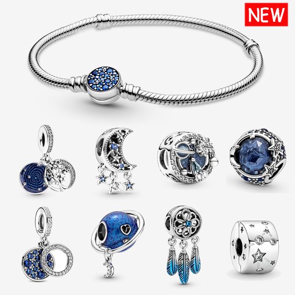 new s925 silver color charm bracelets blue galaxy starry moon diy bracelet for women jewelry fit original pandora moments bracelet wholesale, Golden;silver
new s925 silver color charm bracelets blue galaxy starry moon diy bracelet for women jewelry fit original pandora moments bracelet wholesale, Golden;silver