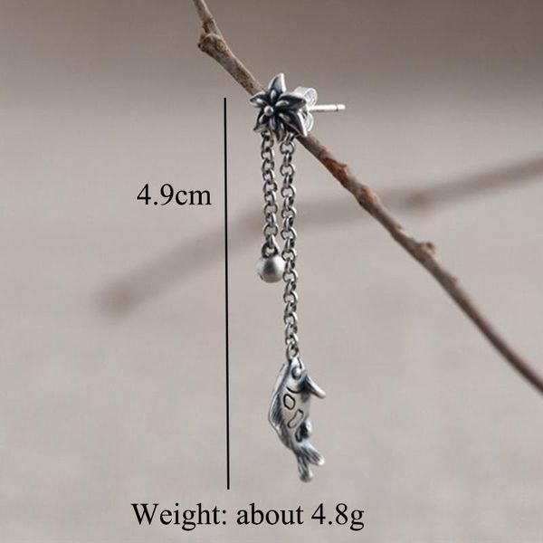 knot v.ya 925 sterling silver vintage fashion art fish earrings creative women's temperament flower tassel earrings party jewelry
knot v.ya 925 sterling silver vintage fashion art fish earrings creative women's temperament flower tassel earrings party jewelry