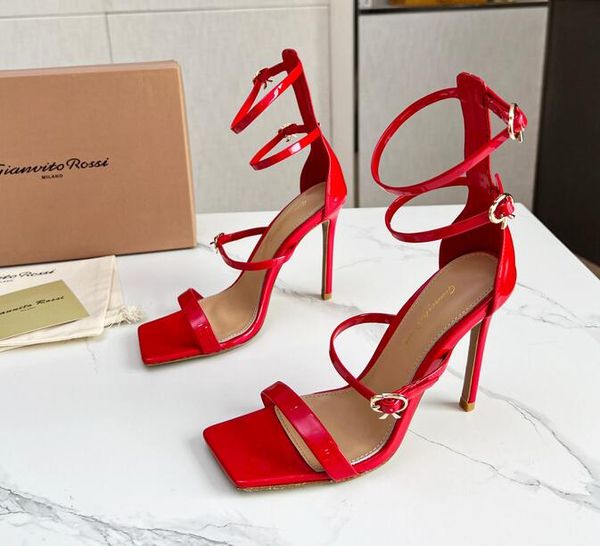 famous gianvito rossi stiletto heels open toe sandals women luxury designers ankle strap banquet party shoes factory footwear behindzip shoe, Black
famous gianvito rossi stiletto heels open toe sandals women luxury designers ankle strap banquet party shoes factory footwear behindzip shoe, Black