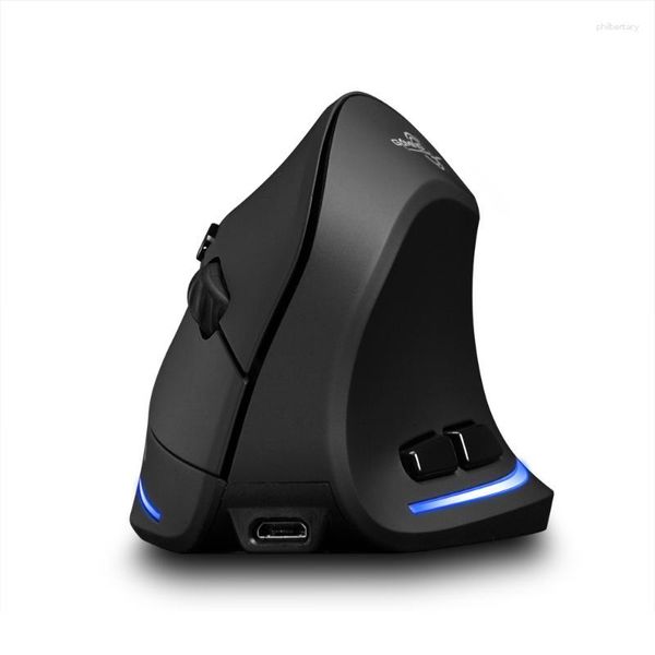 Image of Mice F35 Vertical Wireless Charging Grip Mouse 2.4G 2400DPI Ergonomic Anti-mouse Hand PC Office Games MouseMice