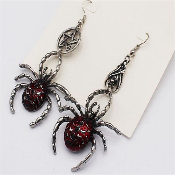 european and american art gothic spider earrings jewelry punk dropped earrings girl alternative mysterious gift ae991, Silver
european and american art gothic spider earrings jewelry punk dropped earrings girl alternative mysterious gift ae991, Silver