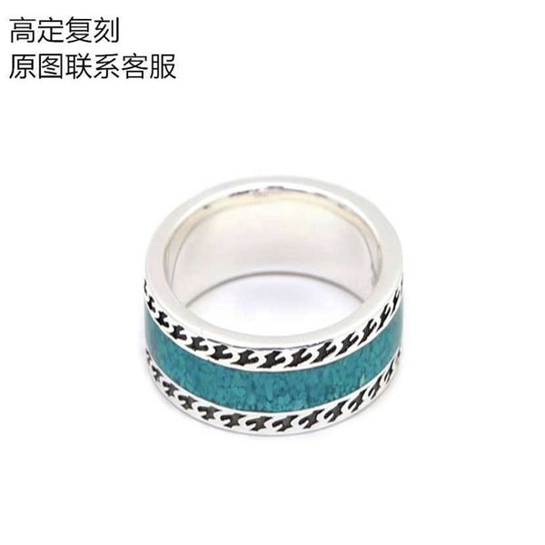 2023 gu jia's new 925 silver double light green enamel ring with male and female style interlocking
2023 gu jia's new 925 silver double light green enamel ring with male and female style interlocking