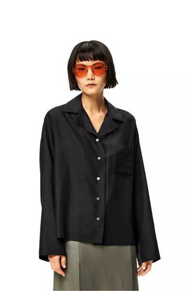 loe anagram 1846 fashion classic trendy luxury designer fashion brand pocket embroidery imitation silk loose and versatile long sleeve polo, White
loe anagram 1846 fashion classic trendy luxury designer fashion brand pocket embroidery imitation silk loose and versatile long sleeve polo, White
