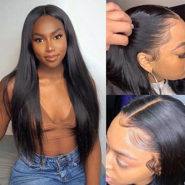 13x4 lace front human hair wigs brazilian bone straight lace frontal wig 4x4 lace closure wig preplucked wig for women 30 inch, Black;brown
13x4 lace front human hair wigs brazilian bone straight lace frontal wig 4x4 lace closure wig preplucked wig for women 30 inch, Black;brown