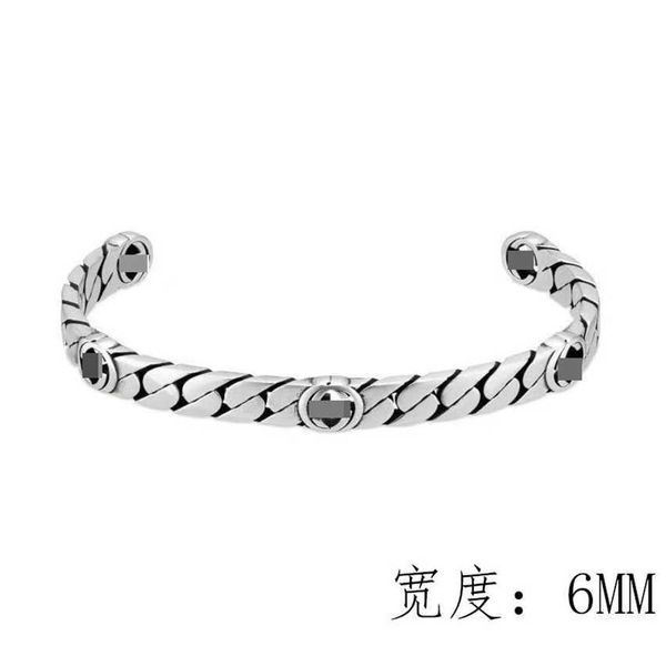 2023 gujia s925 sterling silver high version men's and women's fashion trend worn fried dough twist bracelet gift, Black
2023 gujia s925 sterling silver high version men's and women's fashion trend worn fried dough twist bracelet gift, Black