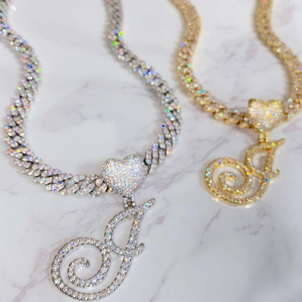 necklaces uwin cursive letters with heart bail 9mm iced out cuban chain brush intial name necklace jewelry charm hip hop drop shipping, Silver
necklaces uwin cursive letters with heart bail 9mm iced out cuban chain brush intial name necklace jewelry charm hip hop drop shipping, Silver