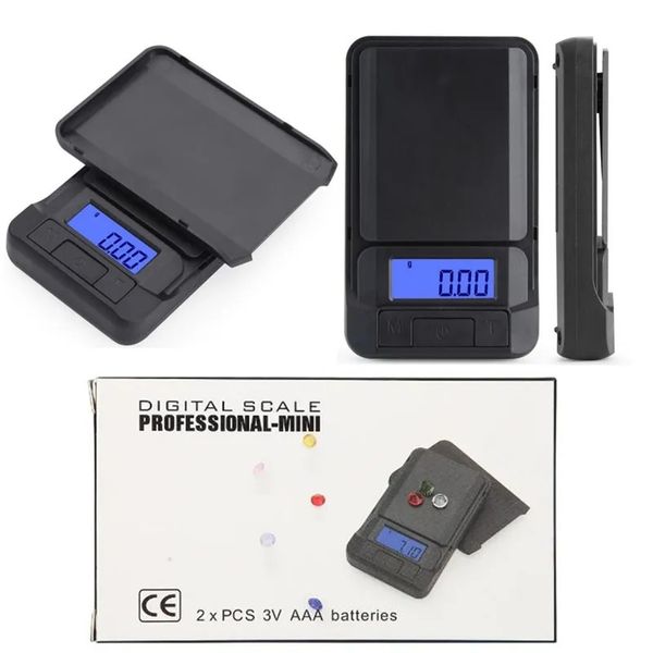 Image of High Precision Mini Electronic Digital Pocket Scale Kitchen Balance Weight Scales LCD Display 100g 200g 300g 500g/0.01g 500g/0.1g For Jewelry/Food Portable Scale