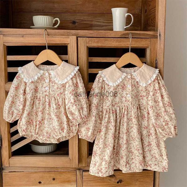 2023 twin sister matching wear clothes for kids girls newborn babies floral bodysuits flower print midi dress children outerwear l230625, White
2023 twin sister matching wear clothes for kids girls newborn babies floral bodysuits flower print midi dress children outerwear l230625, White