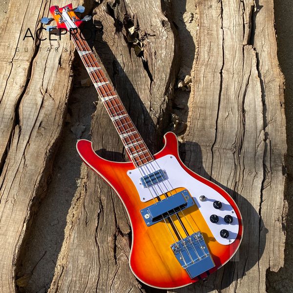 5-piece neck thru body cherry sunburst 4 string electric bass guitar adjustable bridge available checkerboard binding
5-piece neck thru body cherry sunburst 4 string electric bass guitar adjustable bridge available checkerboard binding