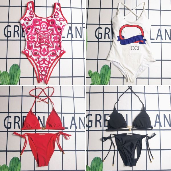 brand women swimwear designer bikini set fashion printed lace up strap swimsuit ladies one piece summer bathing suit 
brand women swimwear designer bikini set fashion printed lace up strap swimsuit ladies one piece summer bathing suit