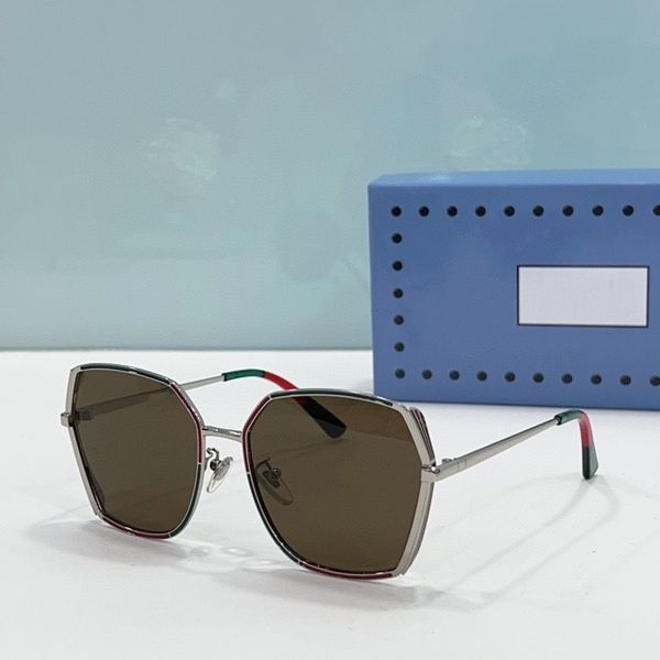 2023 women men sunglasses silver red green thin metal full frame brown polygon glasses available with box, White;black
2023 women men sunglasses silver red green thin metal full frame brown polygon glasses available with box, White;black