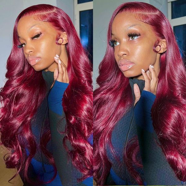 13x6 hd red lace frontal human hair wig colored body wave wig glueless transparent lace frontal wig, Black;brown
13x6 hd red lace frontal human hair wig colored body wave wig glueless transparent lace frontal wig, Black;brown