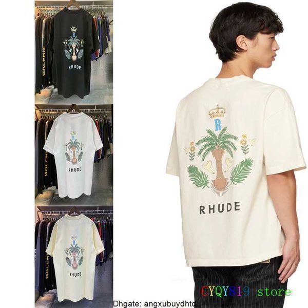 2023 rhude las palmas coconut crown print t-shirt men women t shirt short sleeve oversized, White;black
2023 rhude las palmas coconut crown print t-shirt men women t shirt short sleeve oversized, White;black